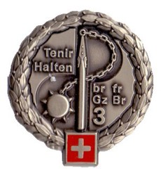 Picture of Grenzbrigade 3  Béret Emblem Silber