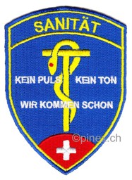 Image de Sanität Schweizer Armee Abzeichen  farbig