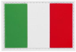 Image de Italien Flagge PVC Rubber Patch