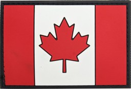 Image de Canada Flagge PVC Rubber Patch