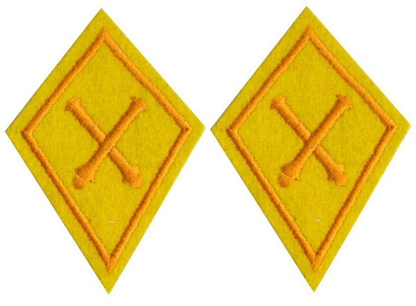 Image de Insigne de col Lance mines de troupes méchanisées et légères armée suisse
