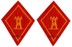 Image de Insigne Corps des garde-forts rouge Armée suisse
