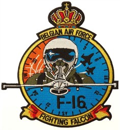 Image de Belgian Air Force Patch F-16 Fighting Falcon Abzeichen