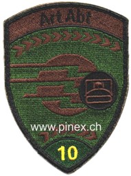 Immagine di Art Abt 10 Artillerie Abteilung 10 grün Armee Abzeichen mit Klett