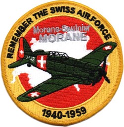 Immagine di Morane Saulnier Morane Patch Remember the Swiss Air Force