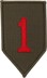 Bild von 1st Infantry Division Abzeichen 