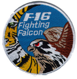 Picture of F16 Fighting Falcon Tiger Squadron