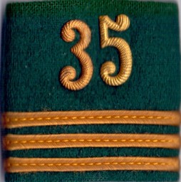 Image de Hauptmann Rangabzeichen Batten Infanterie 35. Preis gilt für 1 Stück 