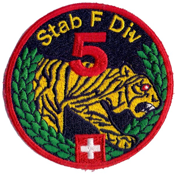 Immagine di Stab Felddivisiom 5 Abzeichen Schweizer Armee