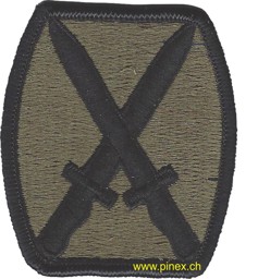 Immagine di 10th Mountain Division OD Patch Abzeichen 