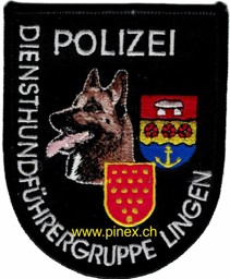 Picture of Polizei Niedersachsen Diensthundführergruppe Lingen 95mm Abzeichen