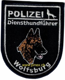 Image de Polizei Wolfsburg Diensthundführer Abzeichen 80mm
