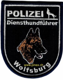 Immagine di Polizei Wolfsburg Diensthundführer Abzeichen 95mm