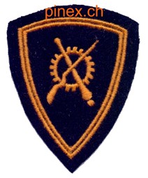 Immagine di Waffenmechaniker Doppelrand Oberarmabzeichen Schweizer Armee