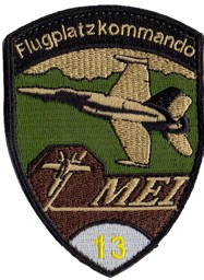 Image de Flugplatzkommando 13 Meiringen weiss Abzeichen Schweizer Luftwaffe mit Klett 