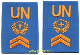 Image de United Nations UN Rangabzeichen Feldweibel UNO 