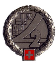 Immagine di Territorial Region 2 Béret Emblem Schweizer Militär