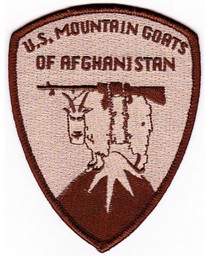 Picture of US Mountain Goats of Afghanistan Desert Patch Abzeichen US Army