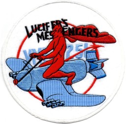 Immagine di VMF-251 Fighter Squadron Two Five One Patch Lucifer's Messengers Abzeichen