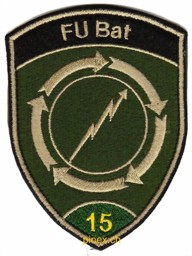 Immagine di FU Bat 15 Führungs Unterstützungs Bataillon grün mit Klett