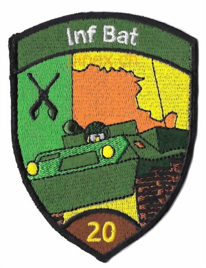 Picture of Inf Bat 20 braun ohne Klett Infanterie Schweizer Armee
