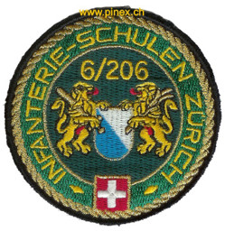 Picture of Infanterie Schulen Zürich 6/206 Abzeichen