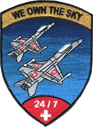Picture of 24/7  F/A-18 Hornet Einsatz Patch 93mm  