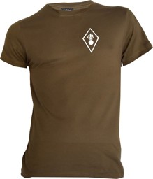 Immagine di Grenadier T-Shirt mit Truppengattungsabzeichen "Bömbeli" Oliv