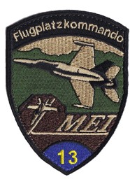 Image de Flugplatzkommando 13 Meiringen blau Badge mit Klett