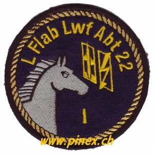 Picture of L Flab LWF  Abt 22 - 1 Luftwaffe Aufnäher