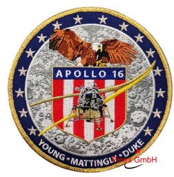 Immagine di Apollo 16 Commemorative Mission Abzeichen Badge Patch large