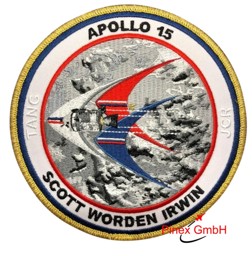 Image de Apollo 15 Commemorative Mission Abzeichen Aufnäher Large