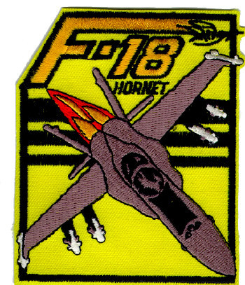 Bild von F/A-18 Hornet Abzeichen gelb