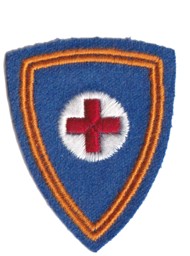 Immagine di Krankenwärte -Schwester Doppelrand Oberarmabzeichen Schweizer Armee
