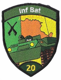 Image de Bataillon Infanterie 20 vert sans velcro