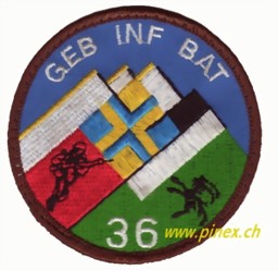 Picture of Geb Inf Bat 36, brauner Rand