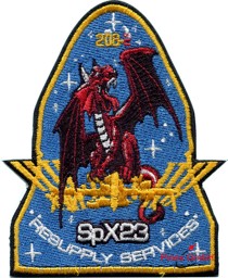 Picture of SpaceX 23 CRS Commercial Resupply Services NASA Abzeichen Patch