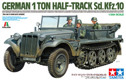 Immagine di Tamiya Deutsche Wehrmacht Half-TrackSd.Kfz.10 Modellbau Set 1:35