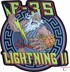 Immagine di F-35 Lightning II Logo PVC Rubber Patch 