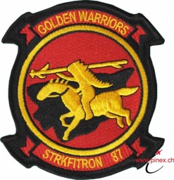 Image de VFA-87 Golden Warriors  US Navy Strike Fighter Squadron Abzeichen Badge Patch 