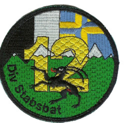 Picture of Stab Geb Div 12 Stabsbadge Gold Armee 95
