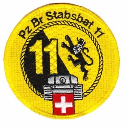 Picture of Pz Br Stabsbatt 11 Abzeichen Rand gelb