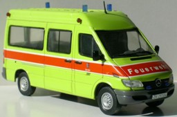 Immagine di Mercedes Sprinter Feuerwehr Uster Fahrzeug Eligor 1:43 Diecast