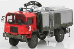 Immagine di Saurer 6DM 4x4 Schweizer Armee Feuerwehr Fahrzeug Tek-Hoby 1:87 H0 Diecast Modell