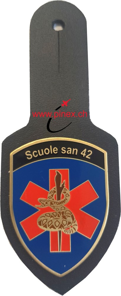 Picture of Scuole San 42 Brusttaschenanhänger Schweizer Armee