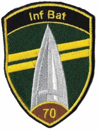 Bild von Inf Bat 70 Infanteriebataillon 70 braun ohne Klett