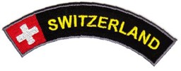 Immagine di Switzerland Armabzeichen Oberarm Schwarz