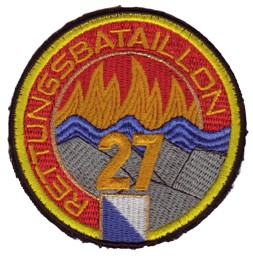 Picture of Badge Rettungsbataillon 27 gelb 