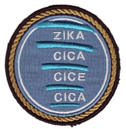 Image de Zika Cica Armee 95 Abzeichen Zentrum für Kommunikationsausbildung der Armee