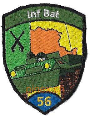 Bild von Inf Bat 56 blau Infanteriebataillon ohne Klett 